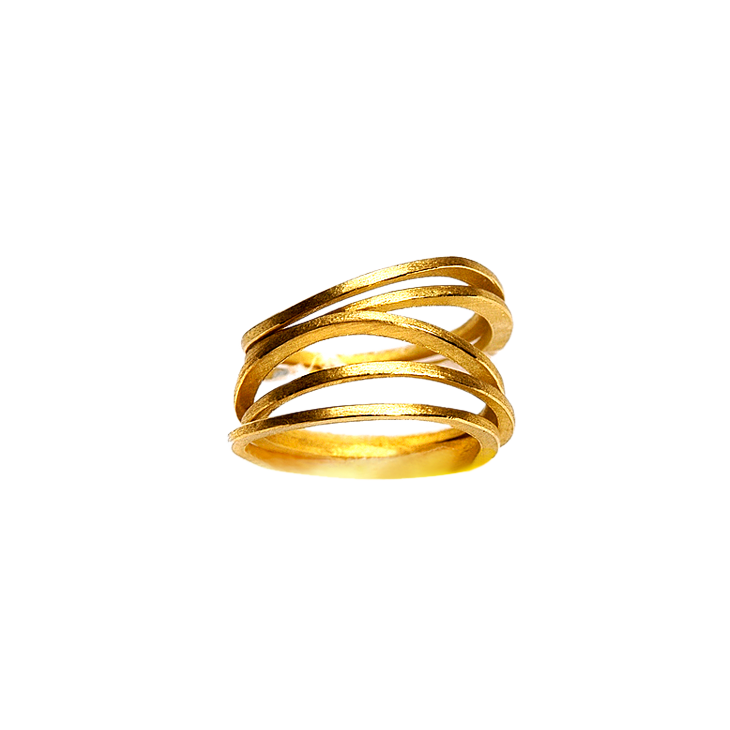 Class 5-Stack Gold Ring