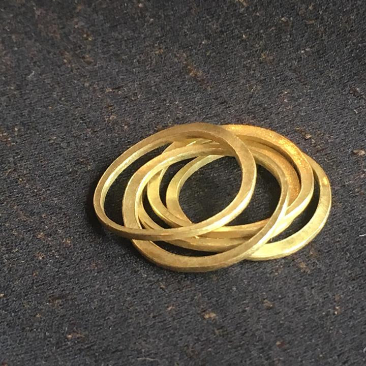 Class 5-Stack Gold Ring