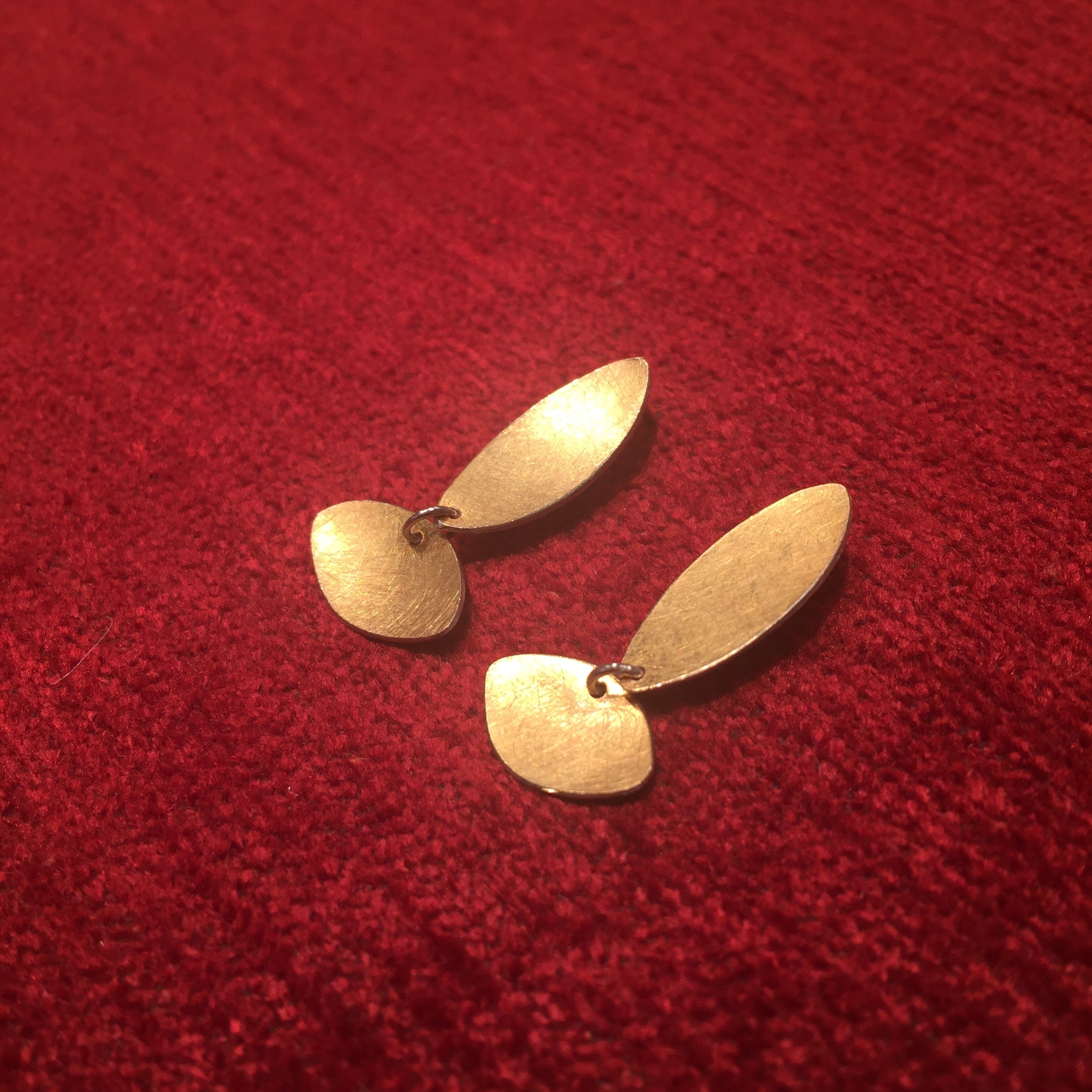 Dia Long Gold Earrings