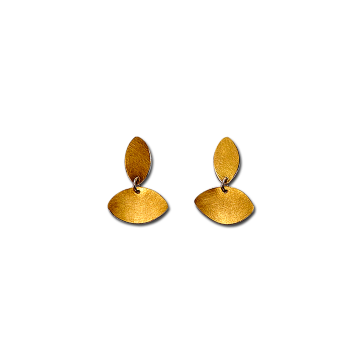 Dia Short Gold Earrings