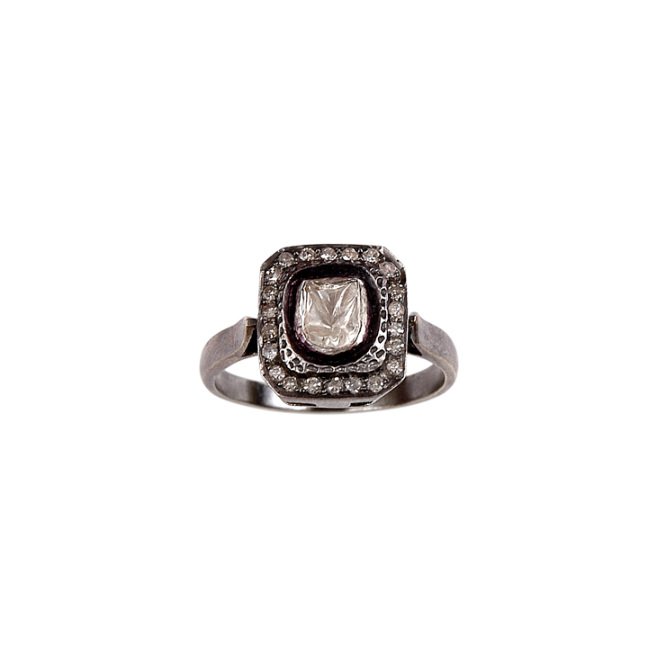 Elise Square Large Ring