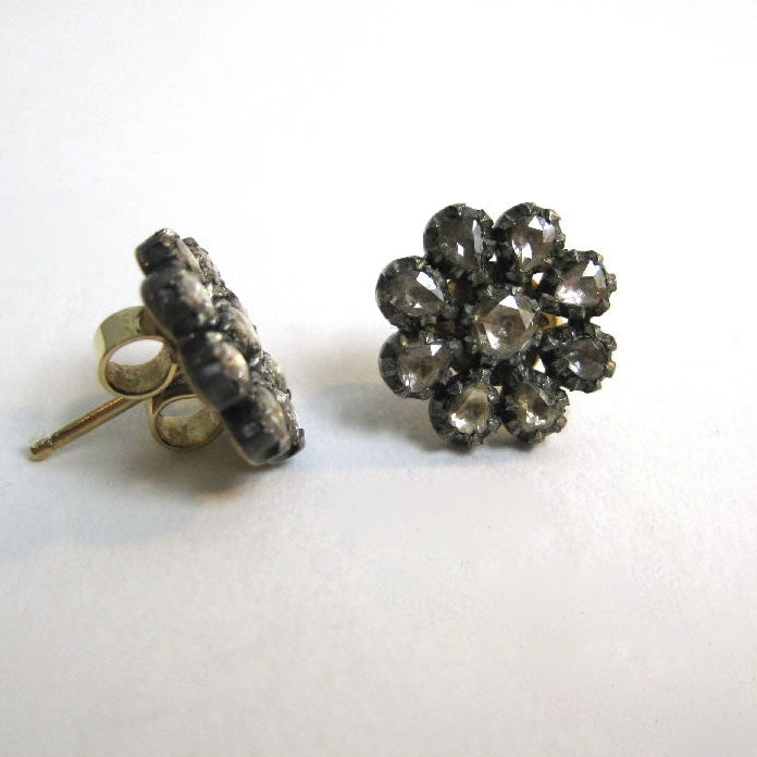 Flower Foil Stud Earrings