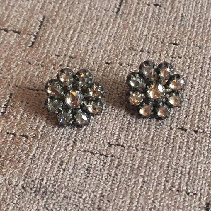 Flower Foil Stud Earrings