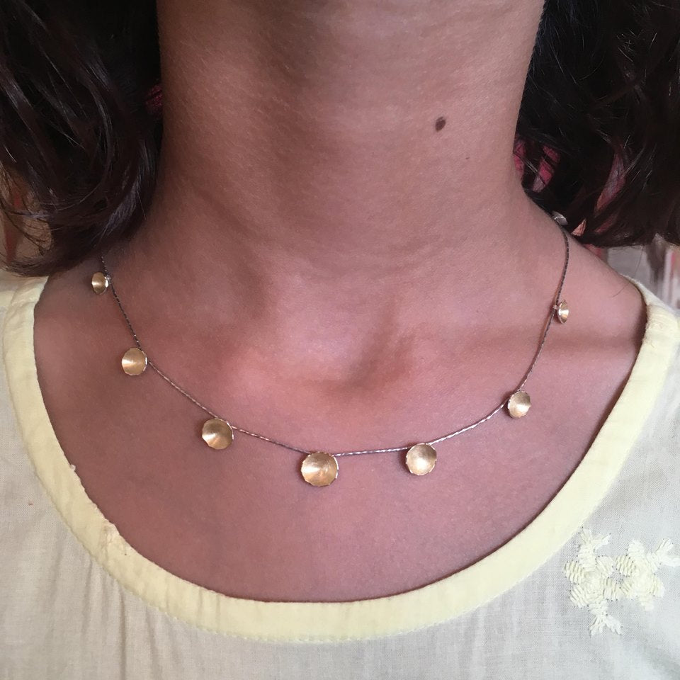 Fragment Gold 9-Cup Necklace