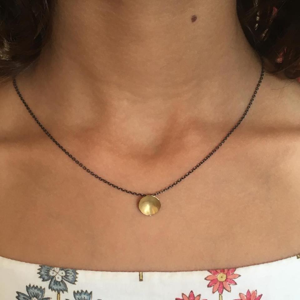 Fragment Gold Pendant Necklace