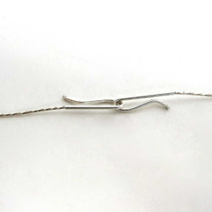 Fragment 7-Cup Silver Necklace