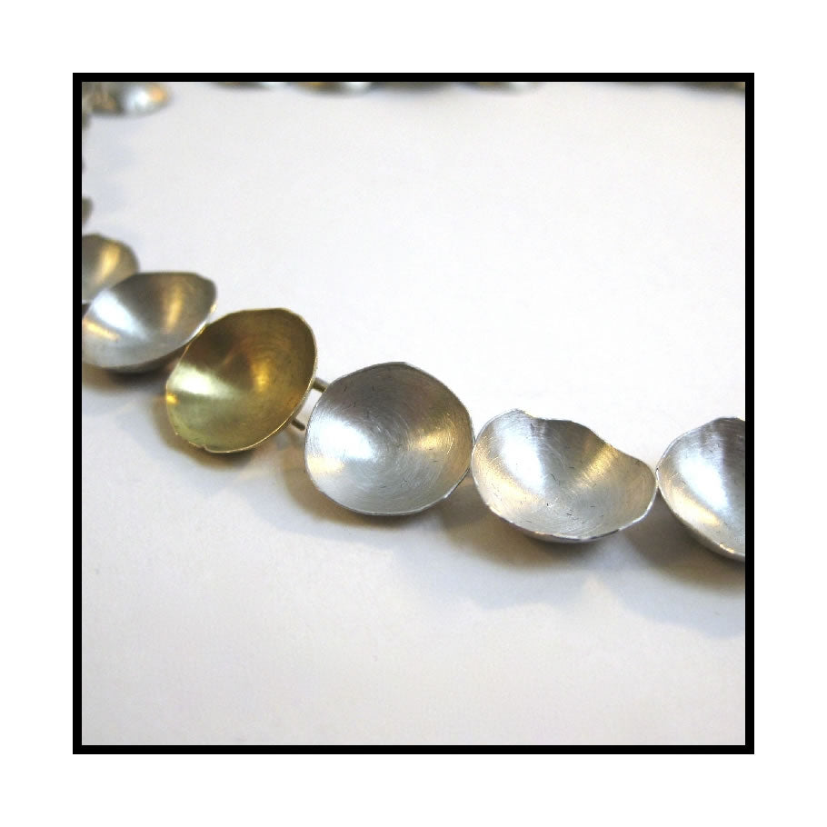 Fragment Silver (Gold Clasp) Necklace