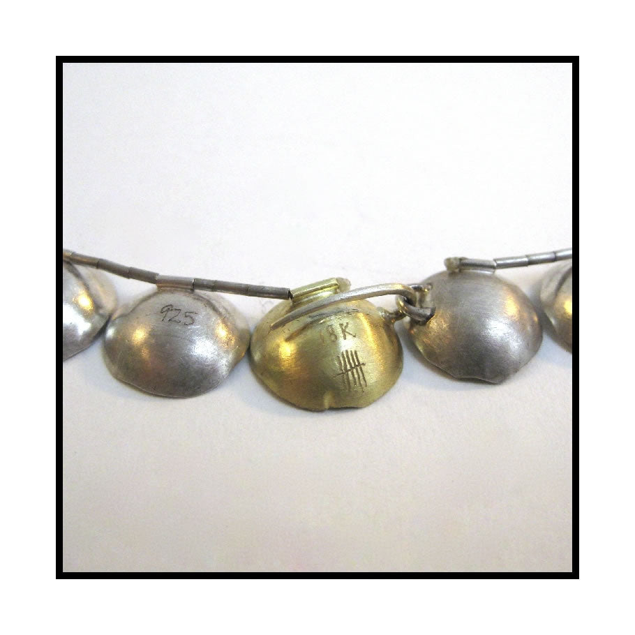 Fragment Silver (Gold Clasp) Necklace