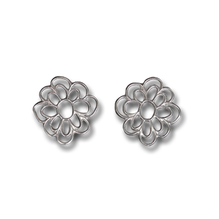 Kellie Flower Large Stud Earrings