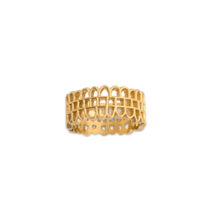 Kellie Arch (Gold Plate) Ring