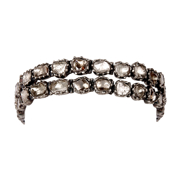 Laura 2-Row Diamond Bracelet (Tennis)