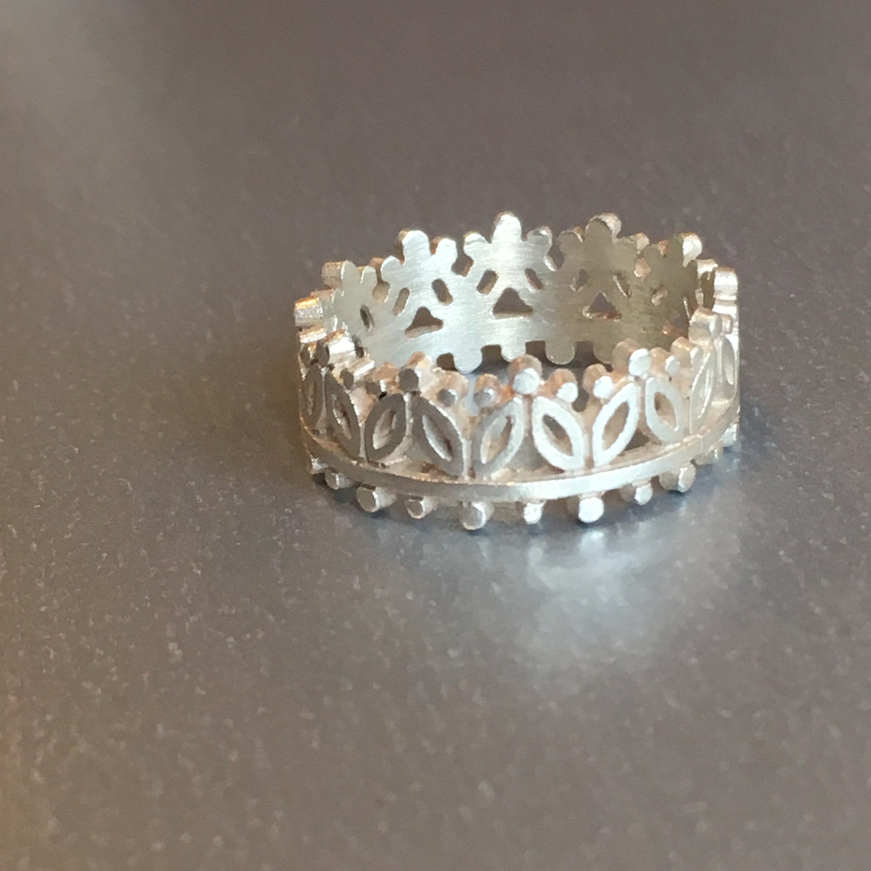 Madeline 2- Leaf Crown Ring