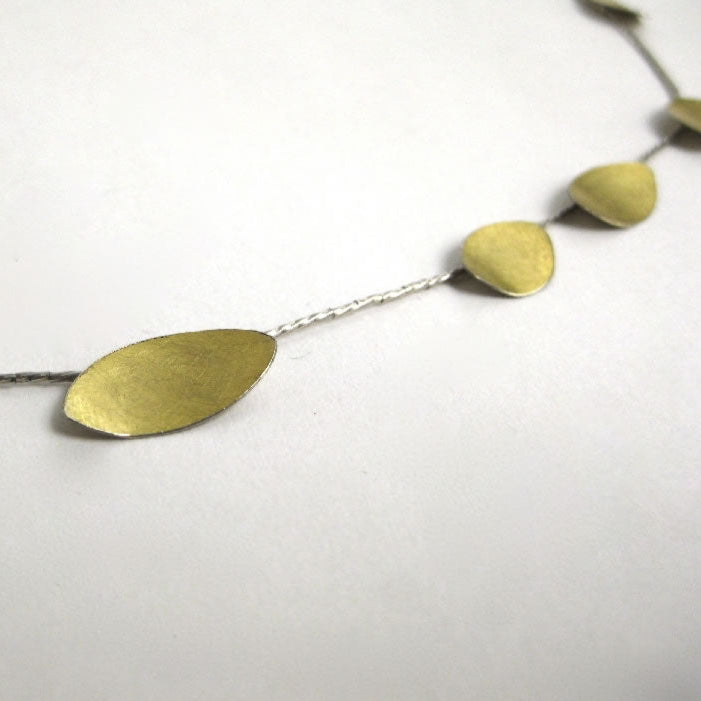 Mia 13-Leaf Gold Necklace