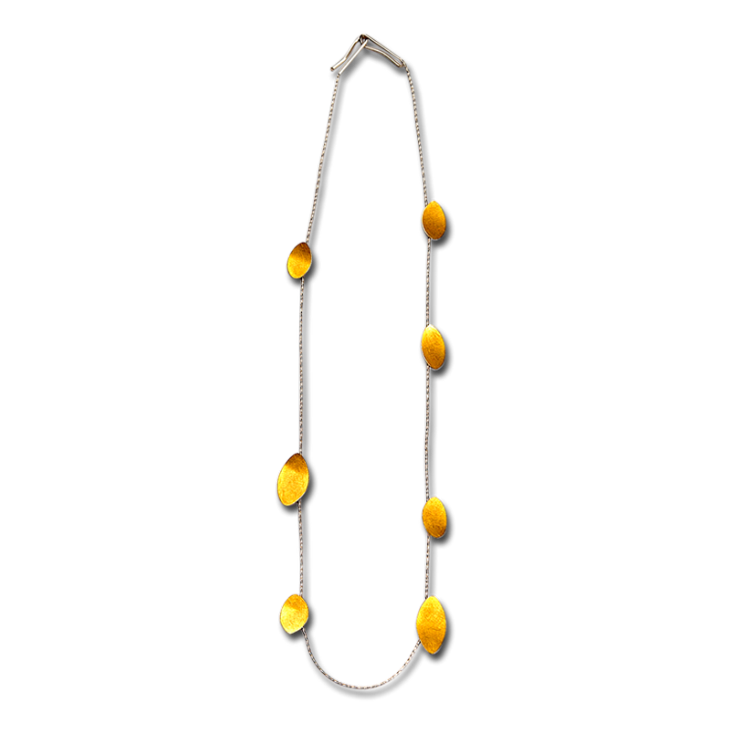 Mia 7-Leaf Gold Necklace