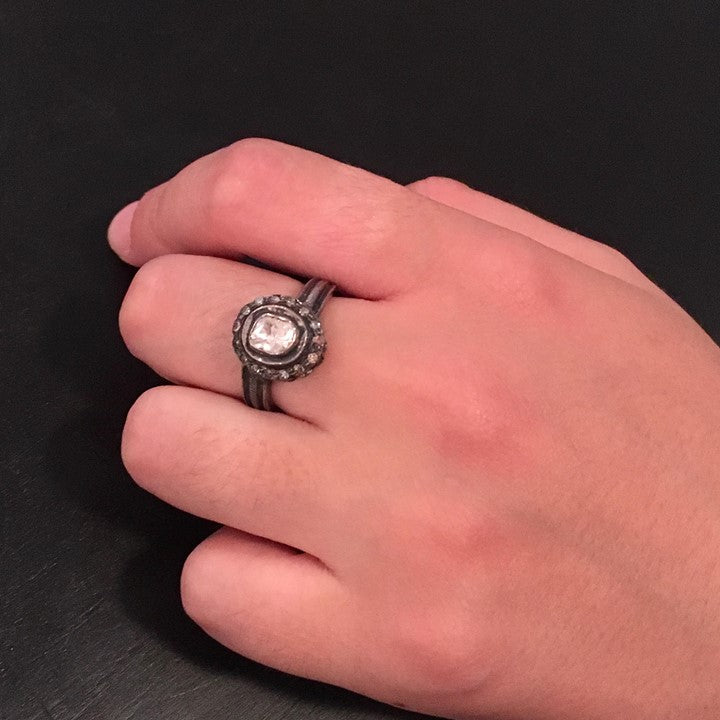 Misha Helix Diamond Ring