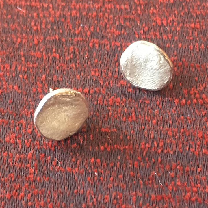 Parchment Medium Stud Earrings