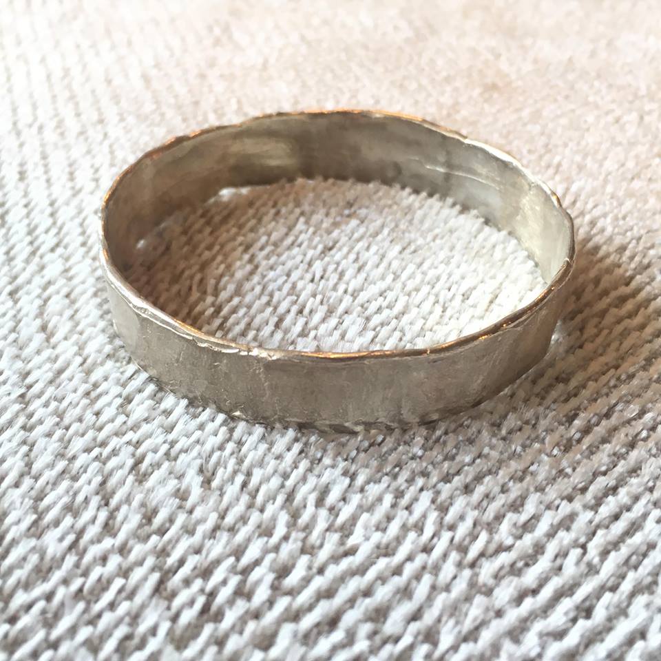 Parchment Wide Bangle