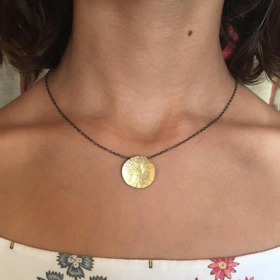 Peacock Gold Pendant Necklace