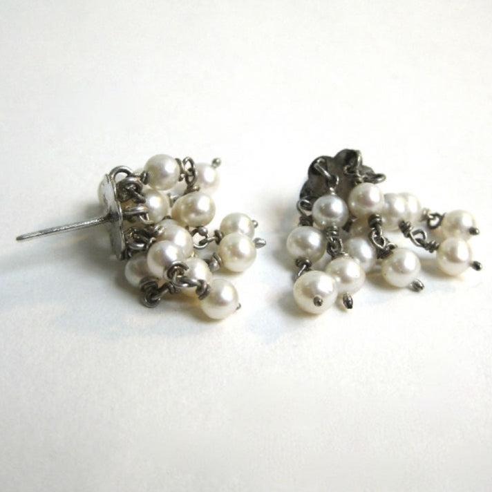 Pearls Deco Small Earrings