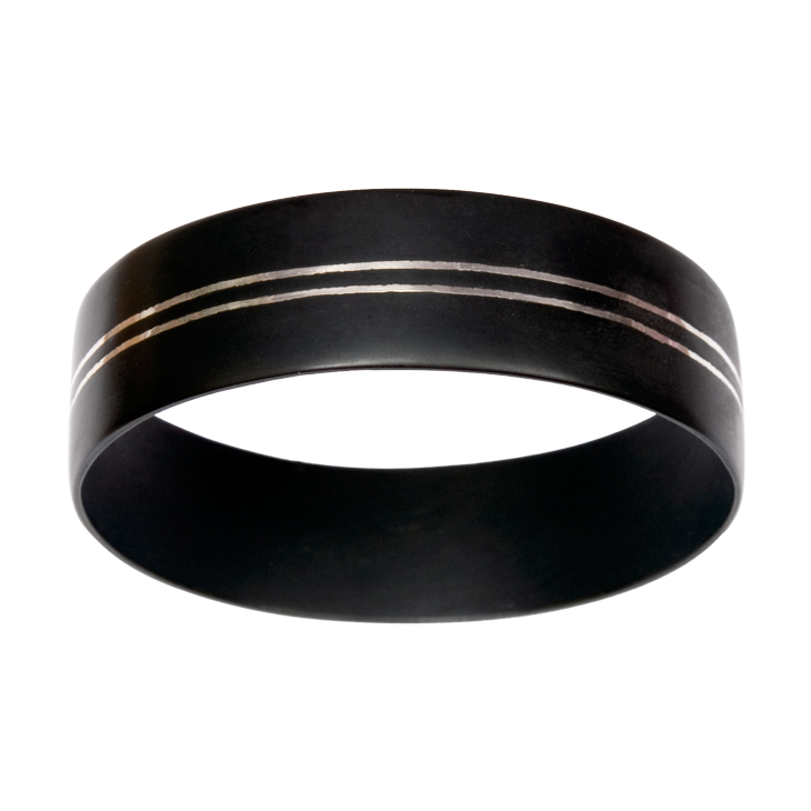 Raj 2 Center Stripe Wide Bangle