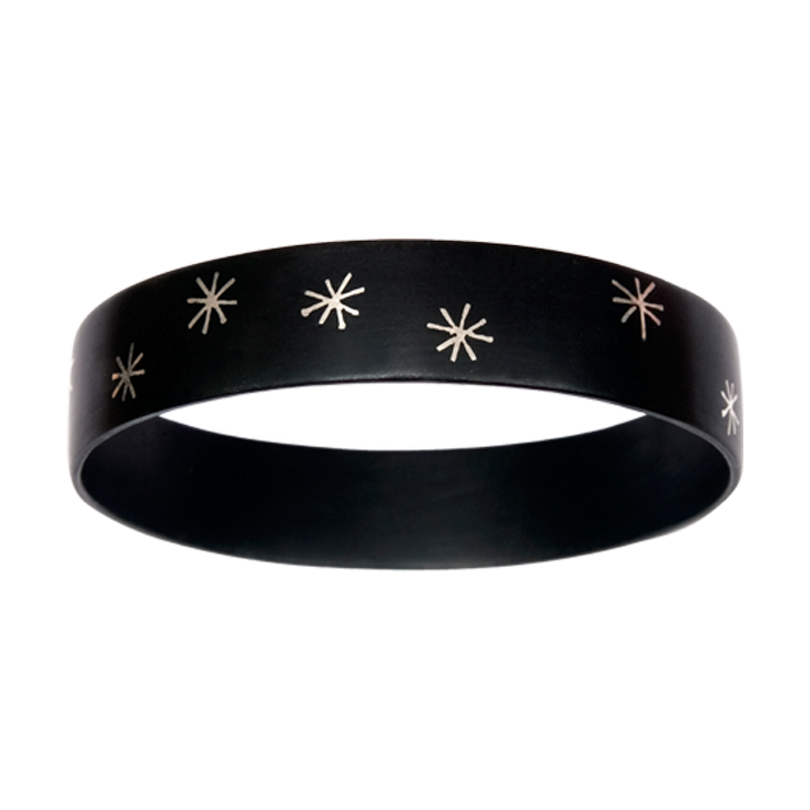 Raj Star Inlay Medium Bangle