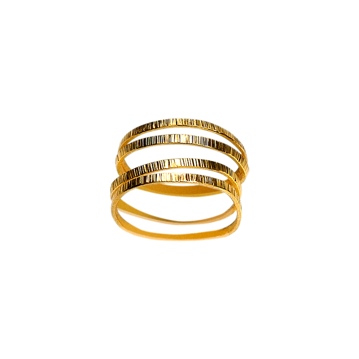 Robin 4-Stack Gold Ring