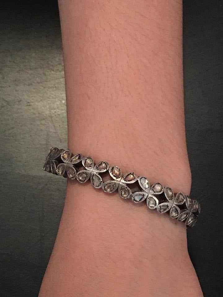 Rosa Half Diamond Bracelet