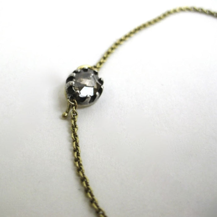 Rose 9-Diamond Chain Necklace