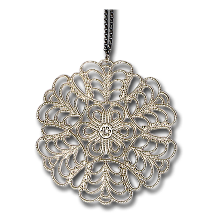 Snowflake Large Pendant Necklace