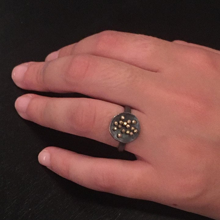 Spangles Round Small Ring