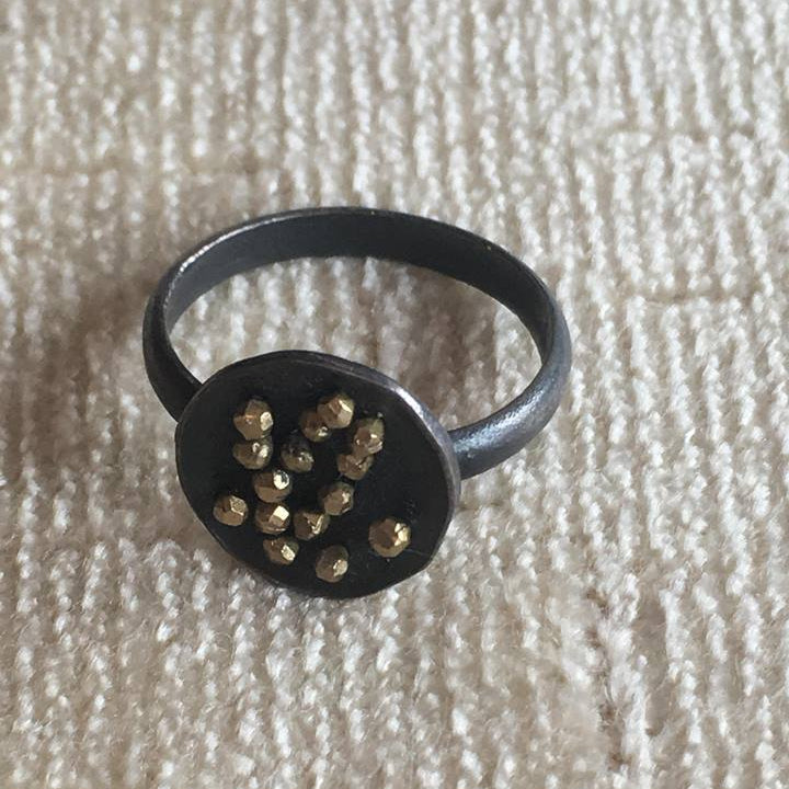 Spangles Round Small Ring