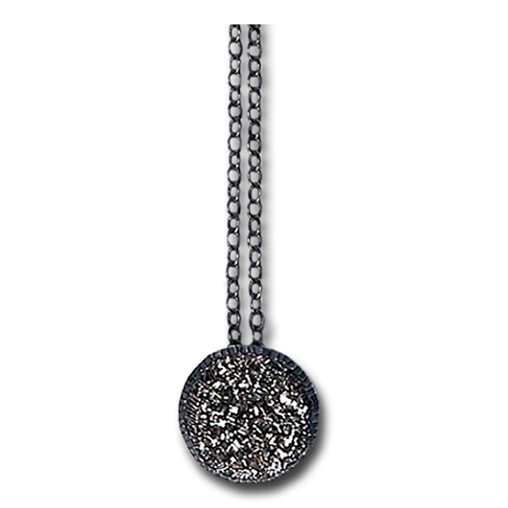 Sparkler 14mm Antique Pendant Necklace