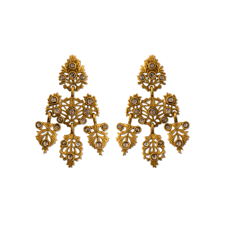 Summayya Gold Plate Earrings