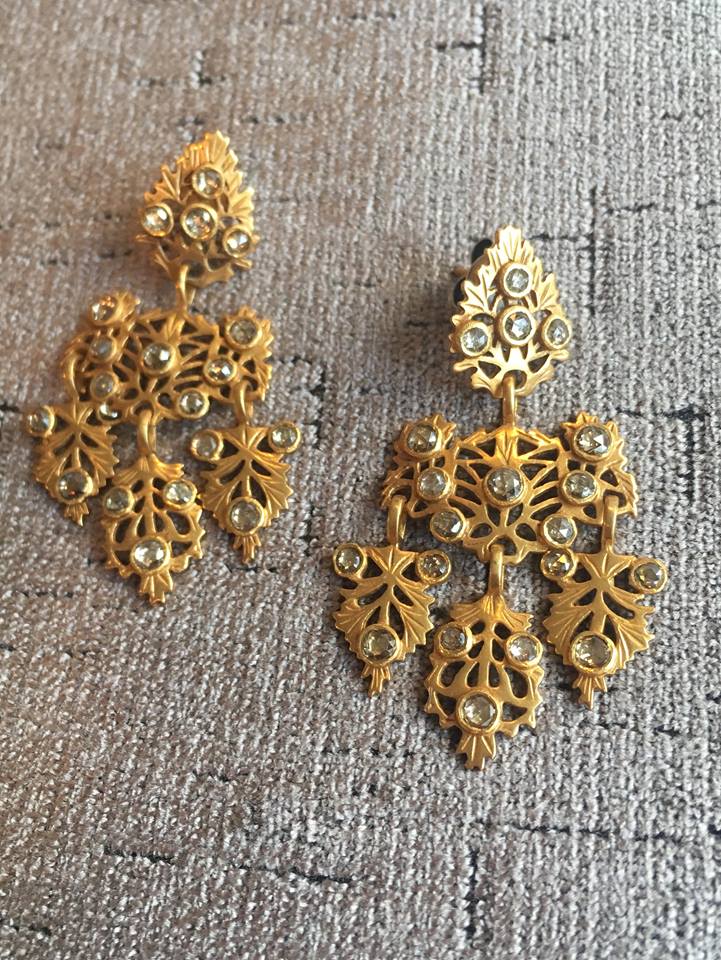 Summayya Gold Plate Earrings