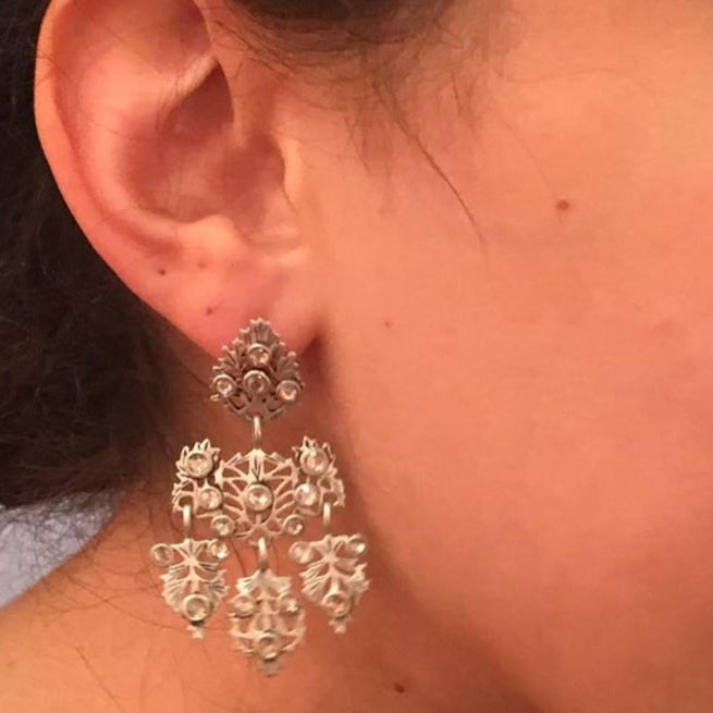 Summayya Silver Earrings