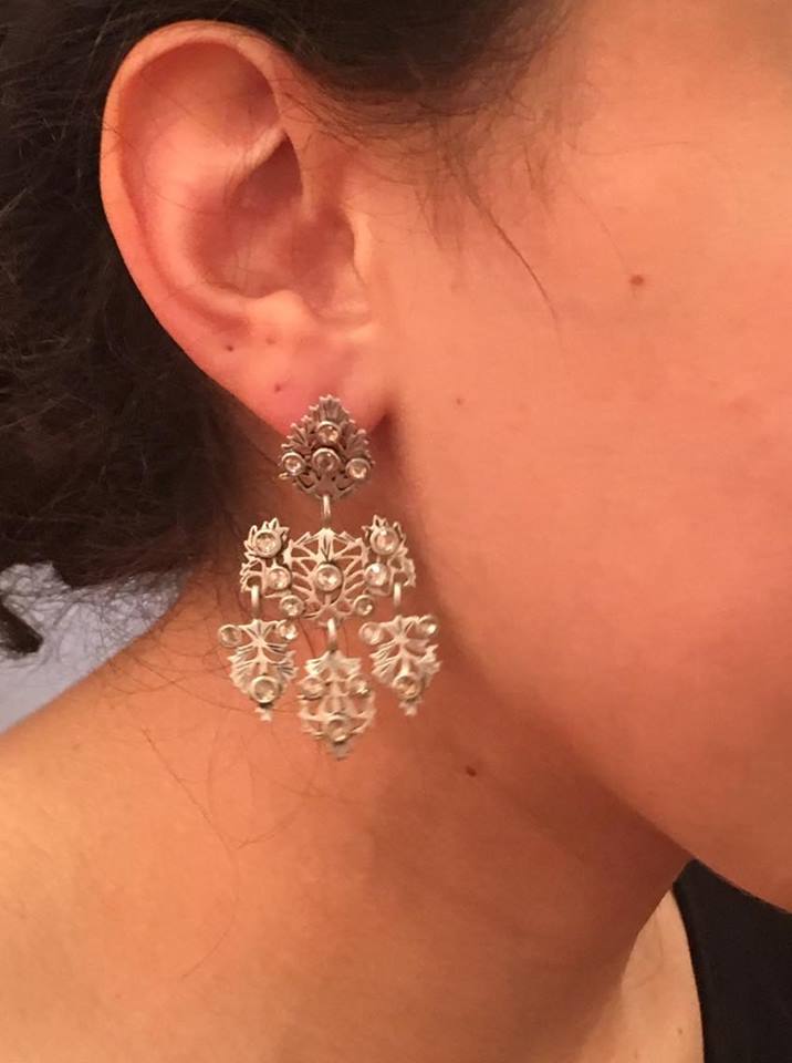 Summayya Silver Earrings