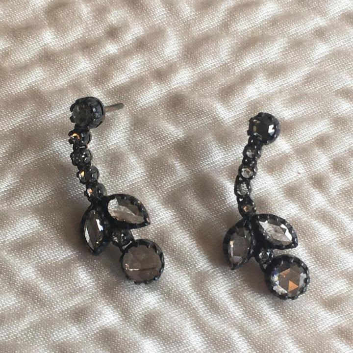 Trefoil Drop Large Earrings