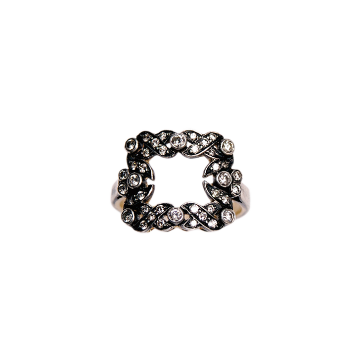 Twist Square Ring