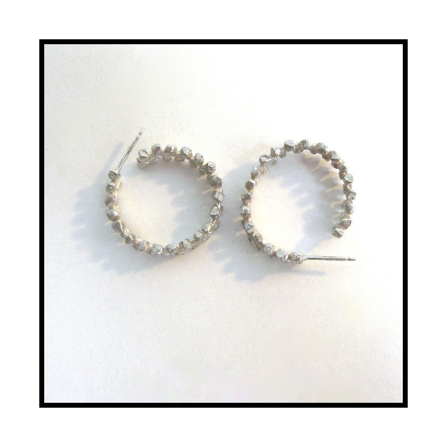 Victoria Track Hoop Earrings