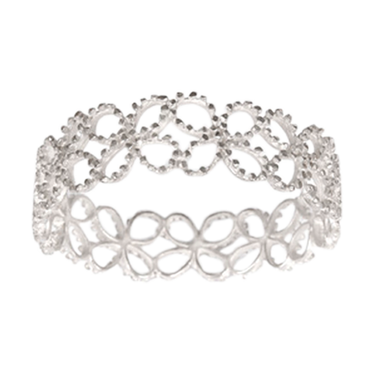 Victoria 4-Petal Outline Bangle