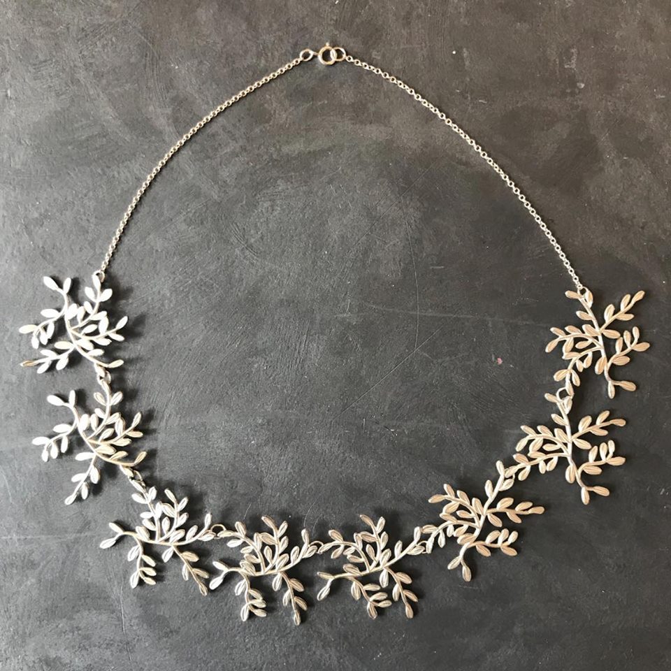 Vine Two Half Chain Necklace