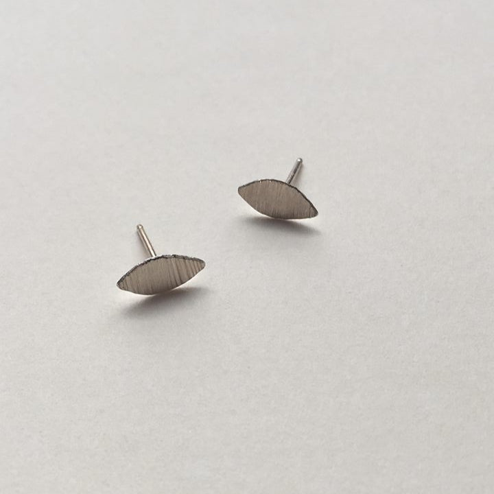 Water Leaf Silver Earrings