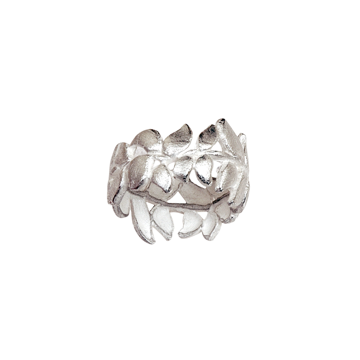 Wisteria Large Silver Ring