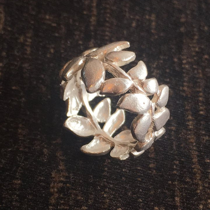 Wisteria Large Silver Ring