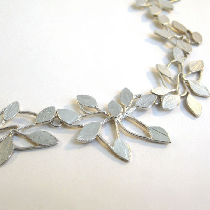 Wisteria Silver Necklace